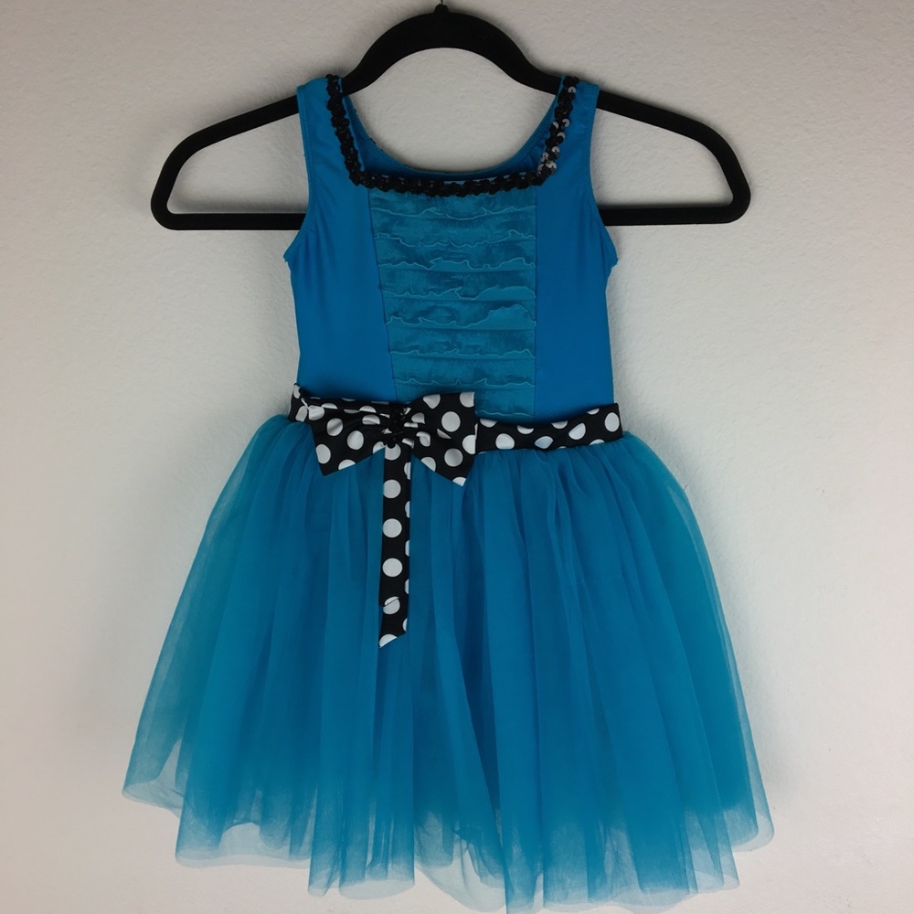 Revolution Dancewear Girl’s  Costume Blue Dress M